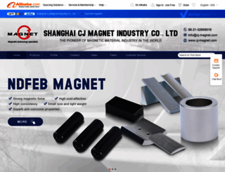 cj-magnet.en.alibaba.com screenshot