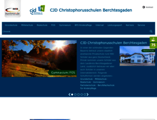 cjd-christophorusschulen-berchtesgaden.de screenshot