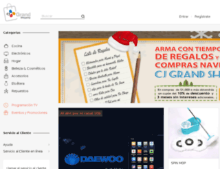 cjgrandshopping.com screenshot