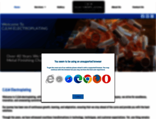 cjlmelectroplating.co.za screenshot