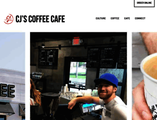 cjscoffeecafe.com screenshot