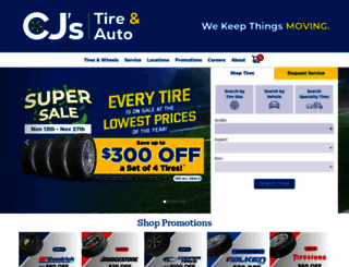 cjtire.com screenshot