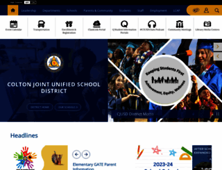 cjusd.net screenshot