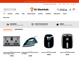 ck-electricals.co.uk screenshot