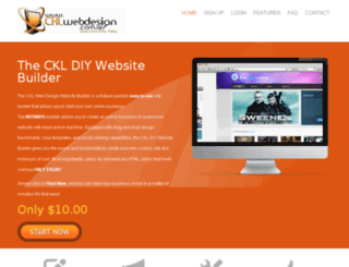 cklwebdesign.com.au screenshot