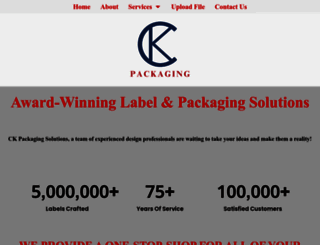 ckpackagingsolutions.com screenshot