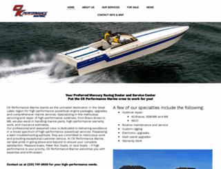 ckperformancemarine.com screenshot