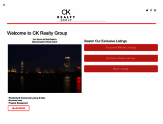 ckrealtygroup.com screenshot