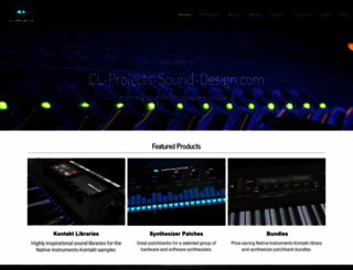 cl-projects-sound-design.com screenshot