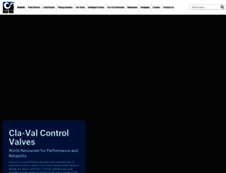 cla-val.com screenshot