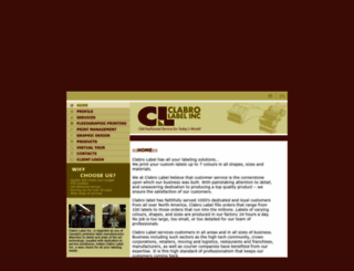 clabrolabel.com screenshot