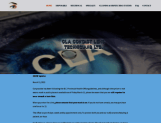 clacontactlenses.com screenshot