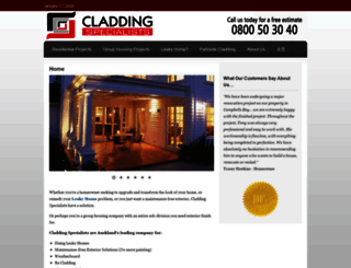 claddingspecialists.co.nz screenshot