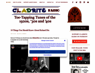 cladriteradio.com screenshot