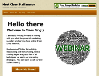claes.greenlbl.com screenshot
