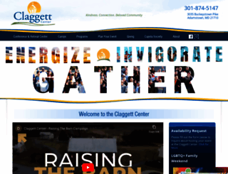 claggettcenter.org screenshot