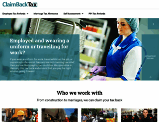 claimbacktax.co.uk screenshot