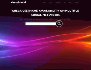 claimbrand.com screenshot