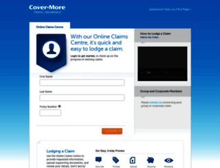 claims.covermore.com.au screenshot