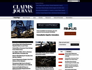 claimsjournal.com screenshot