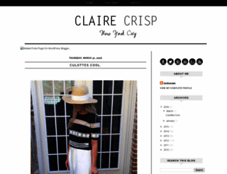 claire-crisp.blogspot.com screenshot
