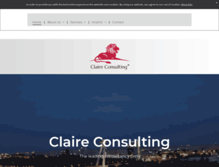 claire.consulting screenshot