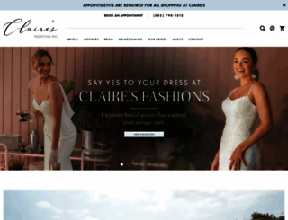 clairesfashions.net screenshot