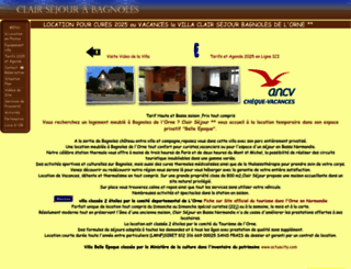 clairsejourbagnoles.com screenshot