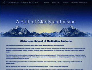 clairvision.org.au screenshot