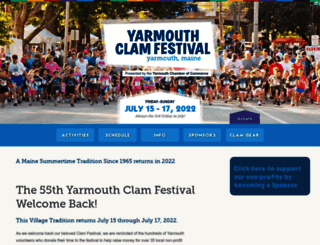clamfestival.com screenshot