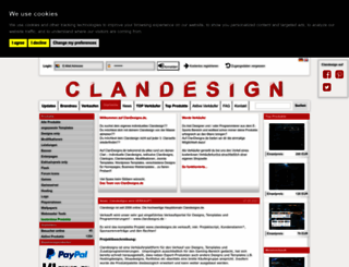 clandesigns.de screenshot
