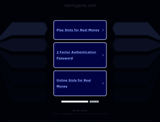 claningame.com screenshot