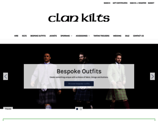 clankilts.co.uk screenshot