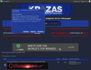 clankrozas.com screenshot