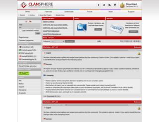 clansphere.de screenshot