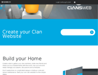 clansweb.com screenshot