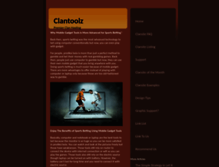 clantoolz.com screenshot