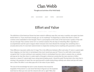 clanwebb.com screenshot