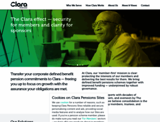 clara-pensions.com screenshot