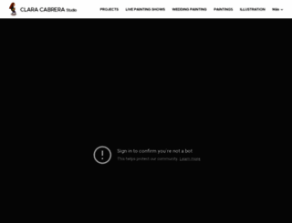 claracabrera.com screenshot