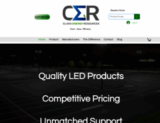 claralighting.com screenshot