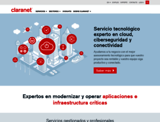 claranet.es screenshot