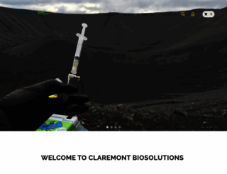 claremontbiosolutions.com screenshot