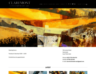claremontcontemporary.com screenshot