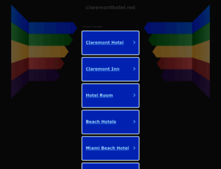 claremonthotel.net screenshot