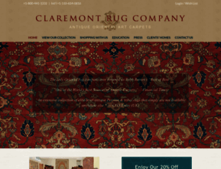 claremontrug.com screenshot