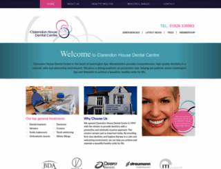 clarendonhousedentalcentre.co.uk screenshot
