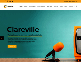 clareville.co.uk screenshot