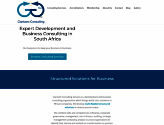 claricent-consulting.co.za screenshot