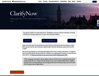 clarifynow.co.uk screenshot